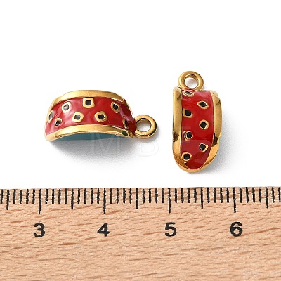 304 Stainless Steel Enamel Pendants SA-L002-20G-05-1