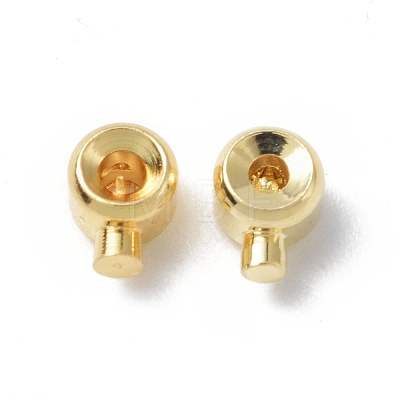 Brass Crimp Beads X-KK-P223-35G-1