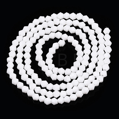 Opaque Solid Color Imitation Jade Glass Beads Strands X-EGLA-A039-P2mm-D15-1