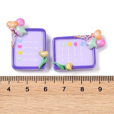 Opaque Resin Decoden Cabochons CRES-O002-01D-1