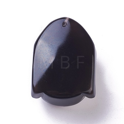 Natural Obsidian Pendants G-I226-11A-1