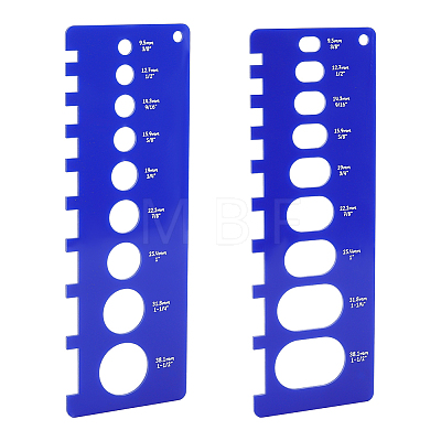 1 Set Acrylic Book Bookbinding Guide Template DIY-BC0017-25B-1