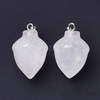 Natural Quartz Crystal Pendants G-G842-01G-1