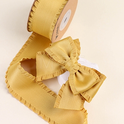 10 Yards Polyester Ruffled Ribbons PW-WG29113-10-1