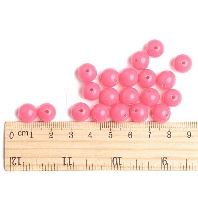 Fluorescent Acrylic Beads MACR-R517-10mm-04-1