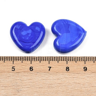 Heart Handmade Lampwork Beads LAMP-U003-01P-1