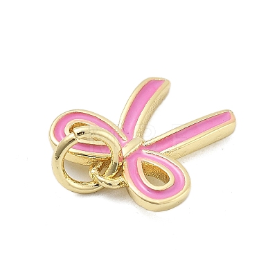 Brass Enamel Charms X-KK-H206-15G-03-1