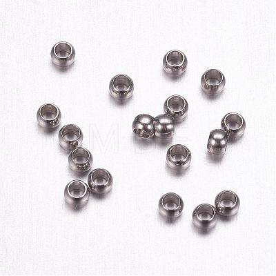 316 Surgical Stainless Steel Crimp Beads STAS-F117-03P-1