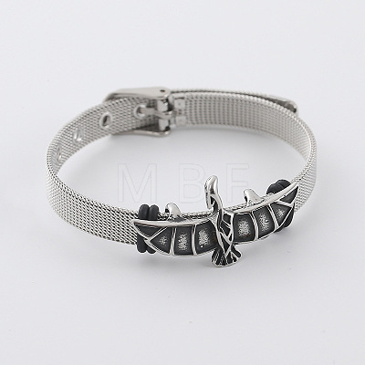 Punk 304 Stainless Steel Watch Band Bracelets for Men ZQ0650-1