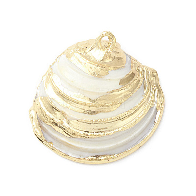 Natural Sea Shell Pendants X-SHEL-F005-06LG-1