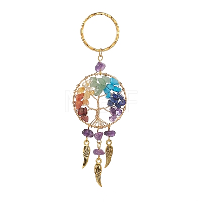 Natural Amethyst Keychain X1-KEYC-JKC00435-02-1