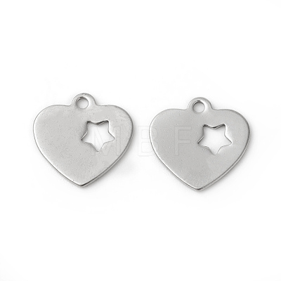 201 Stainless Steel Charms STAS-F192-042P-1
