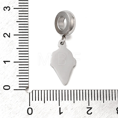 304 Stainless Steel Enamel European Dangle Charms STAS-D153-05C-P-1