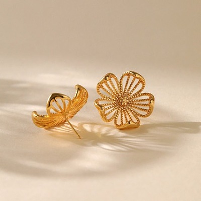 Alloy Stud Earrings for Women WG09375-01-1