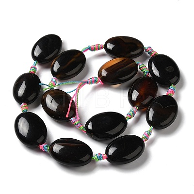 Natural Agate Beads Strands G-K334-02E-1