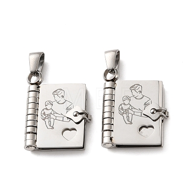 304 Stainless Steel Pendants SA-CBA694E-01P-07-1