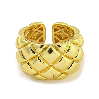 Brass Cuff Rings for Women RJEW-E294-02G-01-1