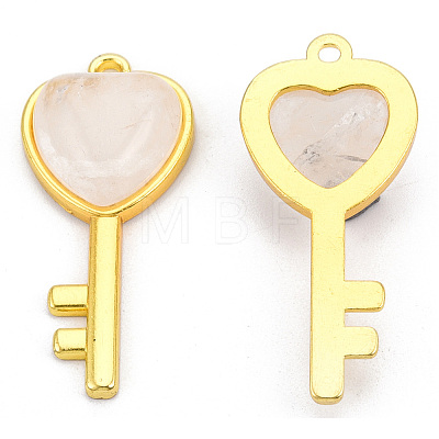 Natural Quartz Crystal Pendants G-N326-158-19-1