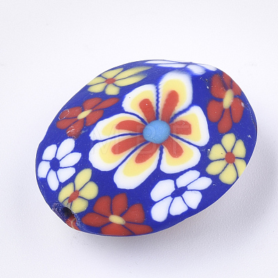 Handmade Polymer Clay Beads CLAY-S092-33-1