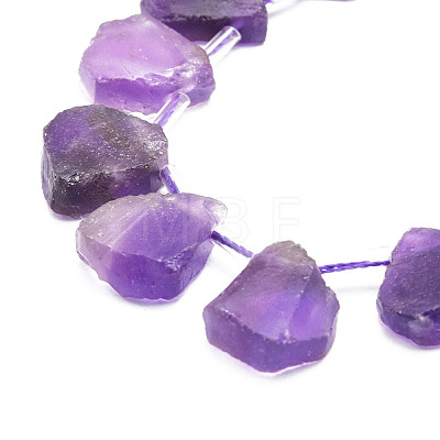 Natural Amethyst Beads Strands G-E569-R07-1