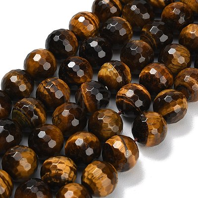 Natural Tiger Eye Beads Strands G-C280-B21-12mm-1