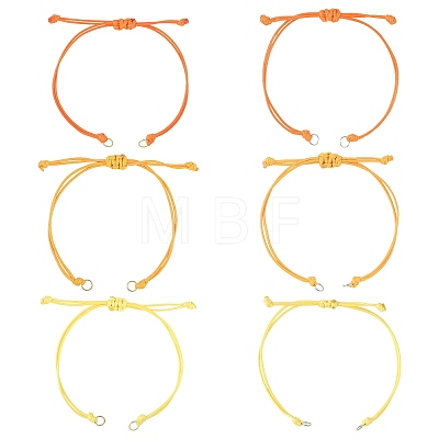 24Pcs Polyester Cord Bracelets Making AJEW-FS00006-1