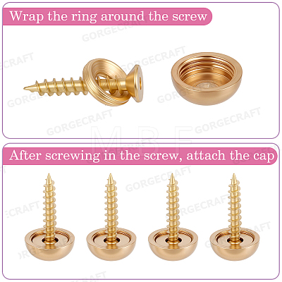 2 Bags Carbon Steel Screw FIND-GF0009-32A-1