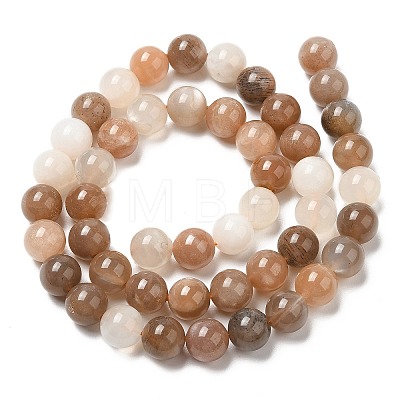 Natural Multi-Moonstone Beads Strands G-J157-8mm-06-1