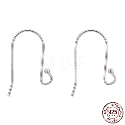 925 Sterling Silver Earring Hooks STER-G011-08-1