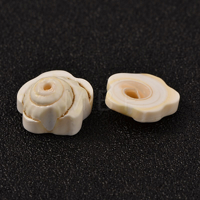 Flower Natural Shiva Eye Shell Beads BSHE-M015-02-1