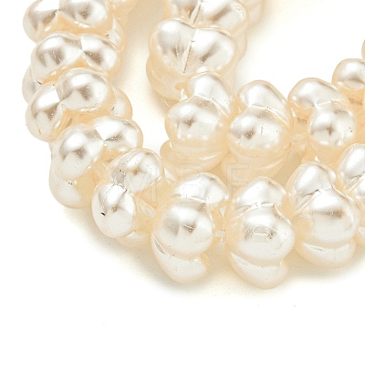 Transparent Spray Painted Glass Beads Strands GLAA-P066-01C-1