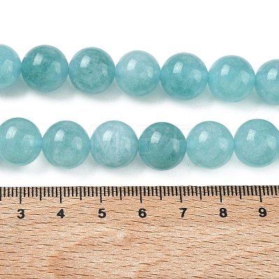 Dyed Natural Malaysia Jade Beads Strands G-G021-01D-08-1