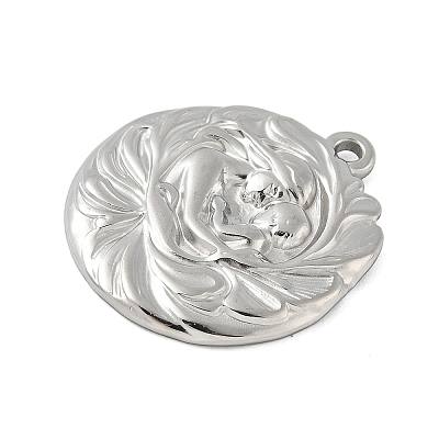 Mother's Day 304 Stainless Steel Pendants STAS-D376-22P-1