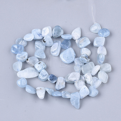 Natural Aquamarine Beads Strands X-G-S363-010-1