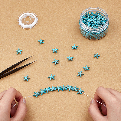 Synthetical Turquoise Beads Strands TURQ-SC0001-01B-1