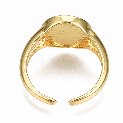 Brass Enamel Cuff Rings RJEW-N035-024-NF-1