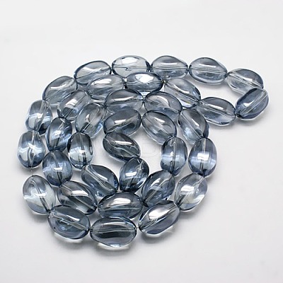 Crystal Glass Oval Beads X-GLAA-F017-A01-1