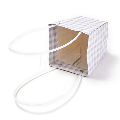 Trapezoid Kraft Paper Portable Bags CARB-J001-01A-1