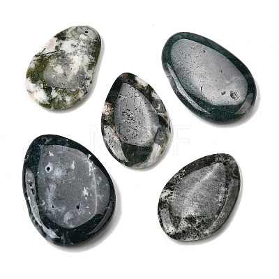 Natural Moss Agate Big Pendants G-F820-05A-05-1