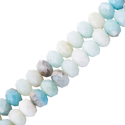 1 Strand Natural Flower Amazonite Beads Strands G-TA0003-26A-1