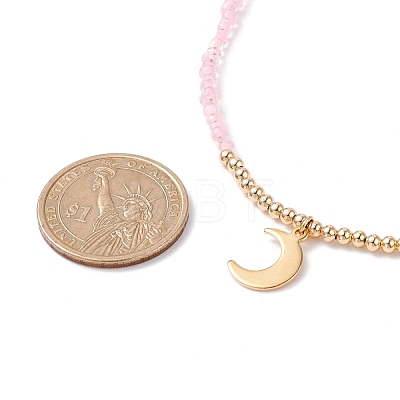 Star & Moon Pendant Necklaces Set for Teen Girl Women NJEW-JN03738-05-1