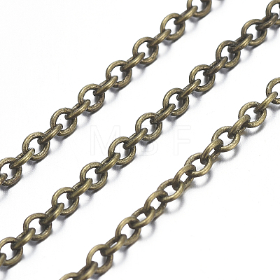 Brass Cable Chains X-CHC027Y-AB-1