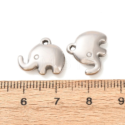 304 Stainless Steel Charms SA-D002-03P-1