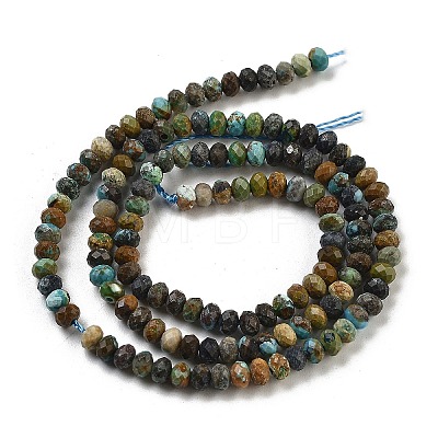 Natural HuBei Turquoise Beads Strands G-J400-C13-03-1