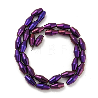 Electroplated Synthetic Magnetic Hematite Beads Strands G-Z032-B01-02G-1