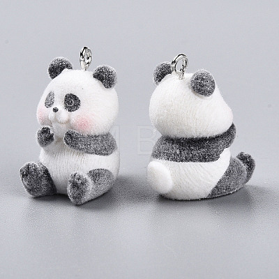 Flocky Animal Resin Pendants FIND-S001-06Q-1