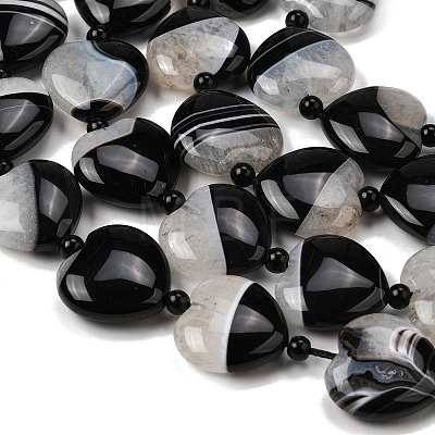 Natural Agate Beads Strands G-F820-Q01-01D-1