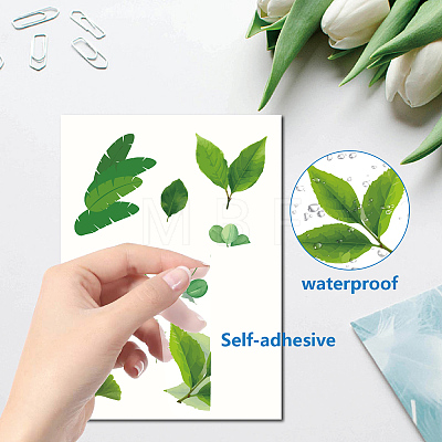 8 Sheets 8 Styles PVC Waterproof Wall Stickers DIY-WH0345-210-1