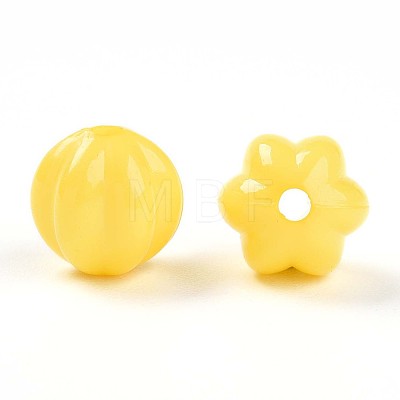 Opaque Acrylic Bead SACR-T017-07B-1