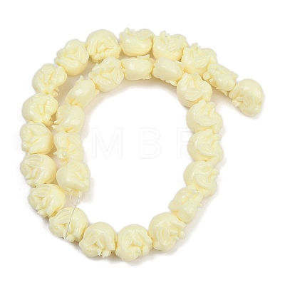 Synthetic Coral Carved Beads Strands CORA-R050-03-1